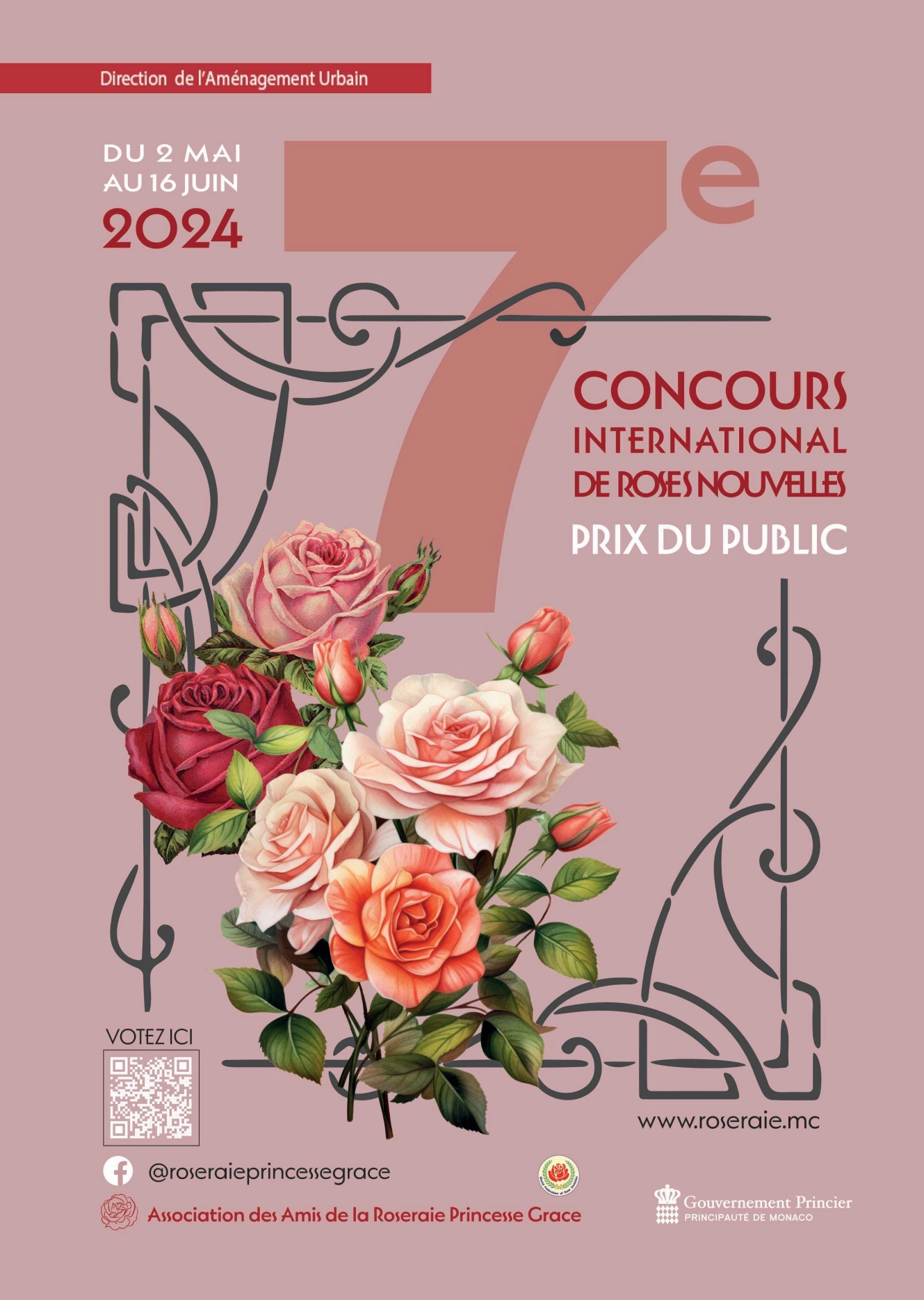 Affiche 7e Concours de Roses