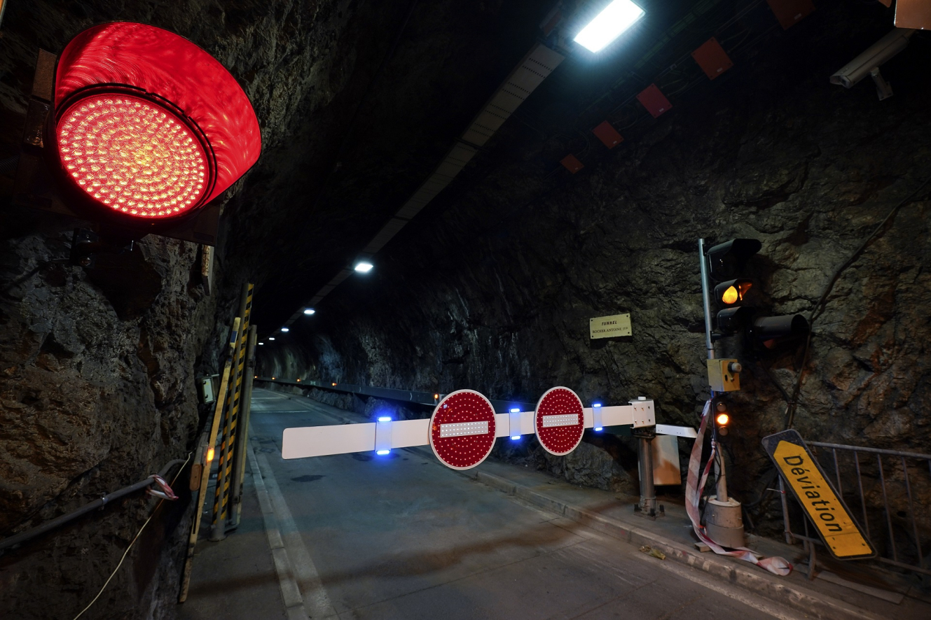 Tunnel ROCHER Antoine I<sup>er</sup> © Direction de la Communication- Michael Alesi