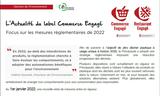 Newsletter Commerces engagés _réglementation 2022